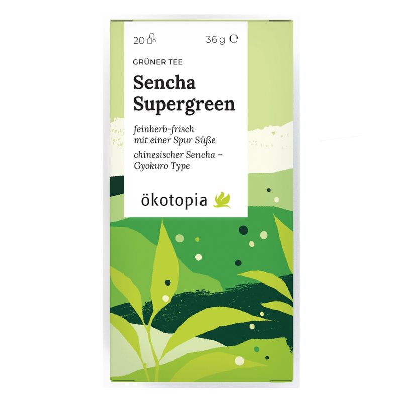 Ökotopia  Sencha Supergreen Teebeutel kbA SR - Produktbild