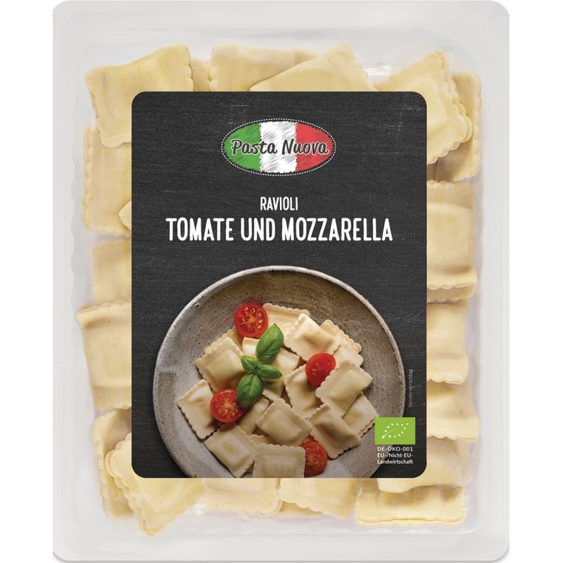 Pasta Nuova Frische Ravioli mit Tomate und Mozzarella - Produktbild