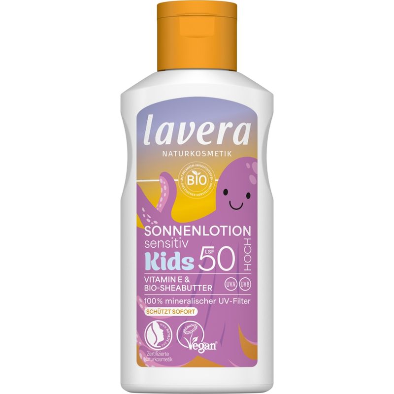 lavera SONNENLOTION SENSITIV KIDS LSF 50 - Produktbild