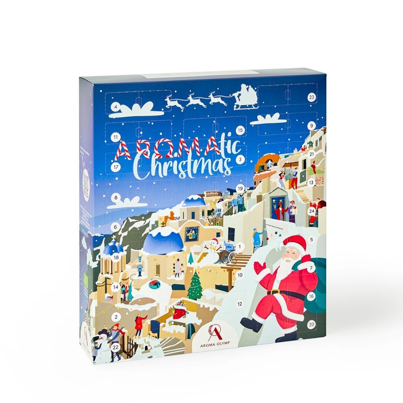 Aroma Olymp Aroma Olymp Bio Adventskalender, enthält 15 Balsamico-Kreationen, 8 Sorten Gewürze/Kräuter, 1 Sorte Gewürz-Öl - Produktbild