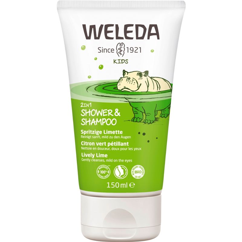 Weleda WELEDA Kids 2in1 Shower & Shampoo Spritzige Limette - Produktbild