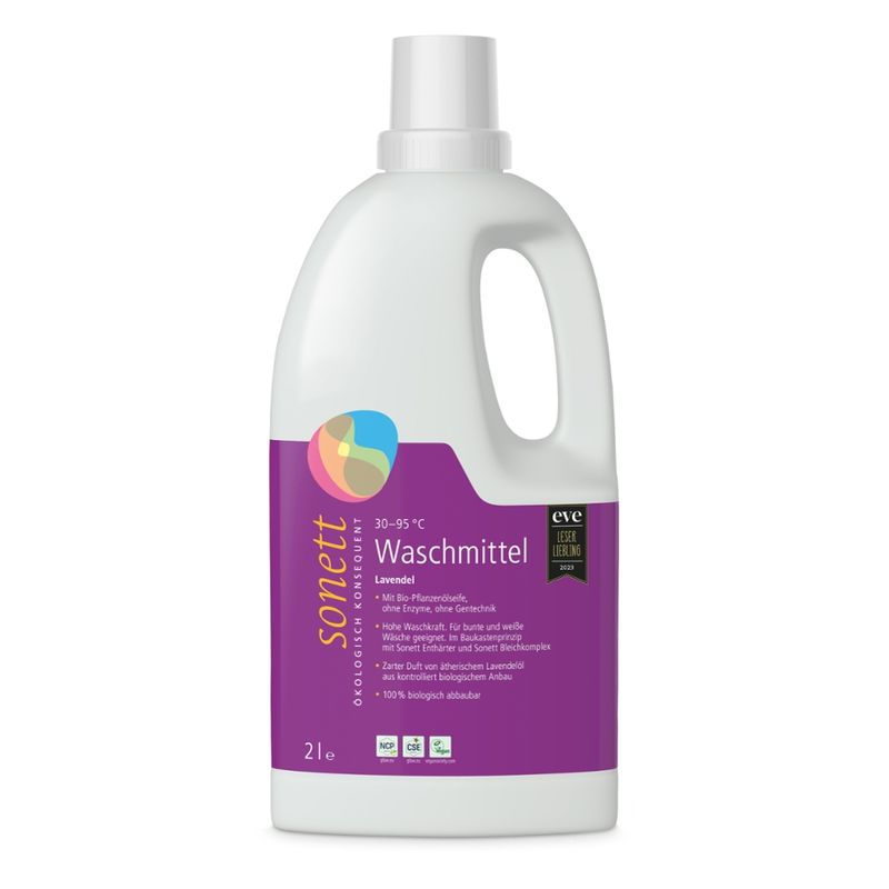 SONETT Waschmittel Lavendel 30-95°C - Produktbild