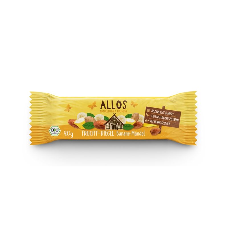 Allos Frucht-Riegel Banane Mandel - Produktbild