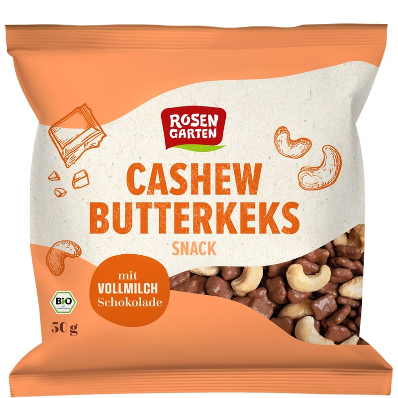 Rosengarten Cashew Butterkeks Snack - Produktbild