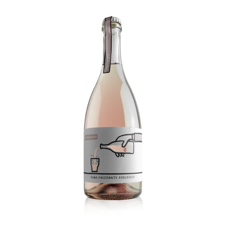 DOPOLAVORO Vino Frizzante Rosé BIO - Produktbild