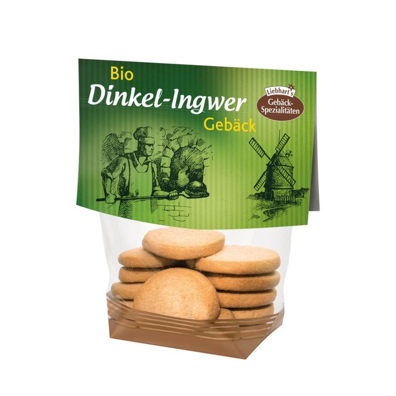 Liebhart's Gesundkost  Bio-Dinkel-Taler Ingwer - Produktbild