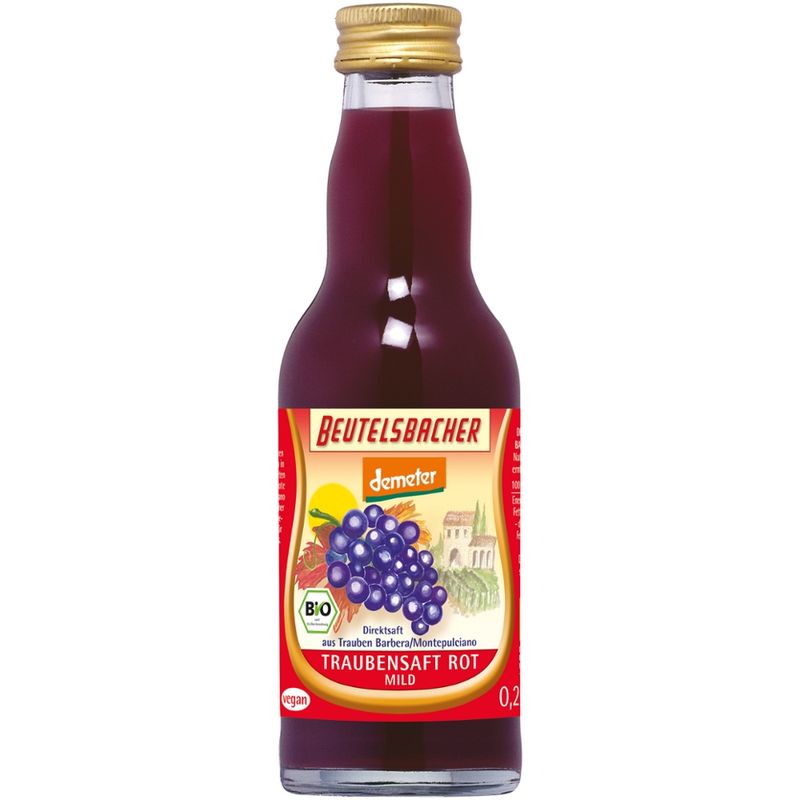 BEUTELSBACHER Traubensaft rot Barbera/Montepulciano - Produktbild