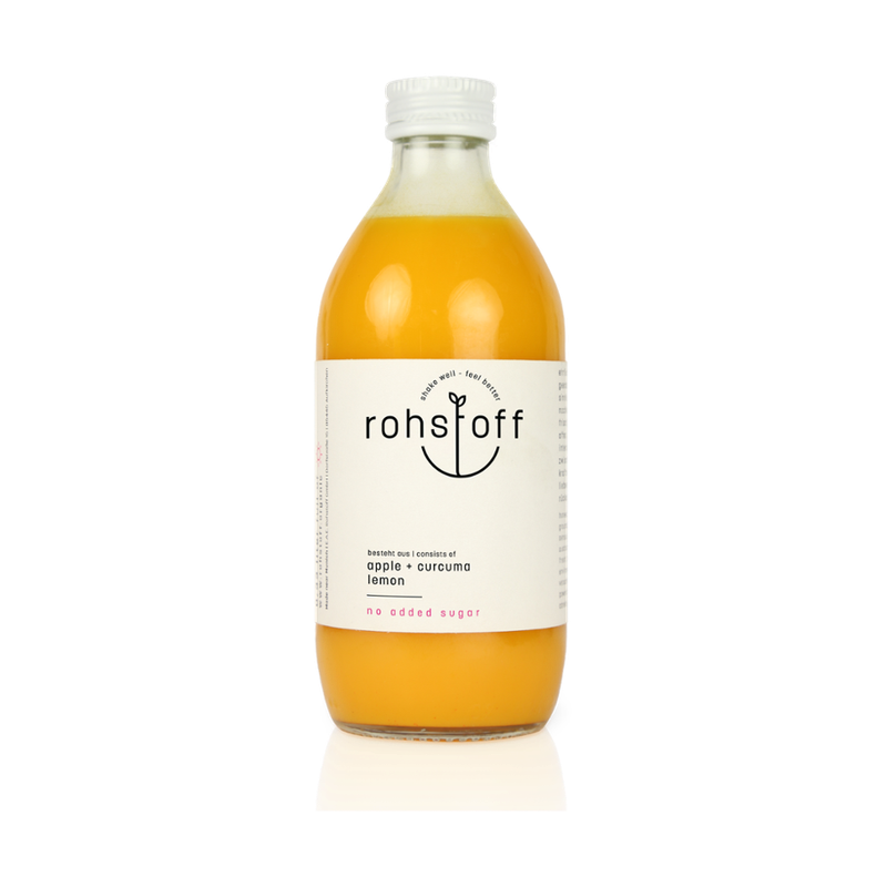 Rohstoff apple+curcuma+lemon 0,33 l - Produktbild