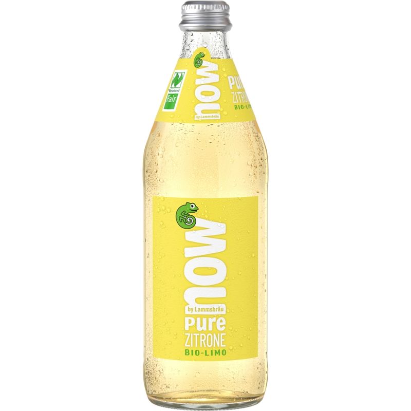 now now Pure Zitrone (Bio) 0,5l - Produktbild