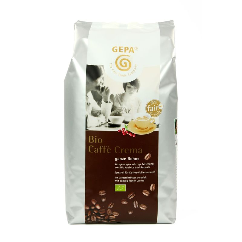 GEPA - The Fair Trade Company Bio Caffè Crema, Bohne - Produktbild