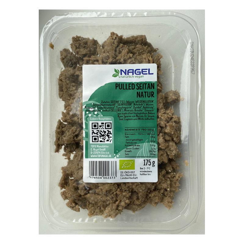 NAGEL Pulled Seitan Natur 175g - Produktbild