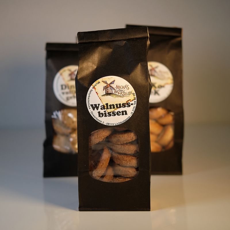 Michas Naturbackstube Walnussgebäck* - Produktbild
