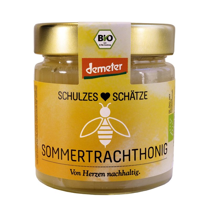 Schulzes Schätze Demeter-Sommertrachthonig 250g - Produktbild