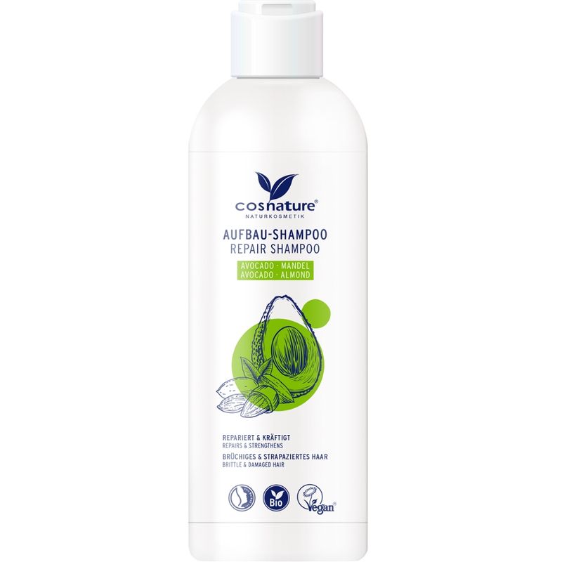 Cosnature  Aufbau-Shampoo Avocado & Mandel 250 ml - Produktbild