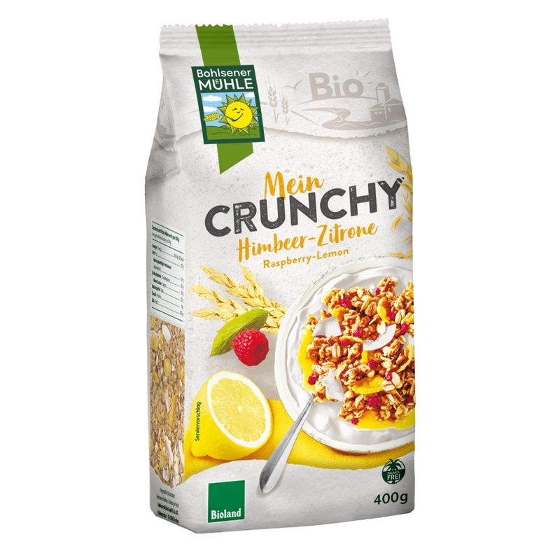 Bohlsener Mühle Mein Crunchy Himbeer-Zitrone - Produktbild