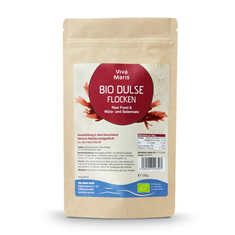 Viva Maris Bio Dulse Rotalge Palmaria Palmata Flocken - Produktbild