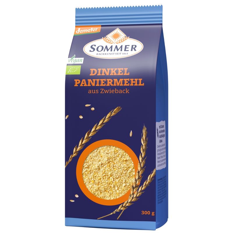 Sommer Demeter Dinkel Paniermehl aus feinem Zwieback - Produktbild