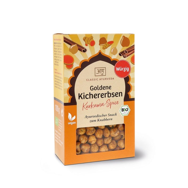 Classic Ayurveda Goldene Kichererbsen, Kurkuma-Spice, bio 100 g - Produktbild