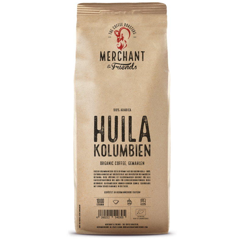 Merchant & Friends Huila Kolumbien 1kg Gemahlen - Produktbild