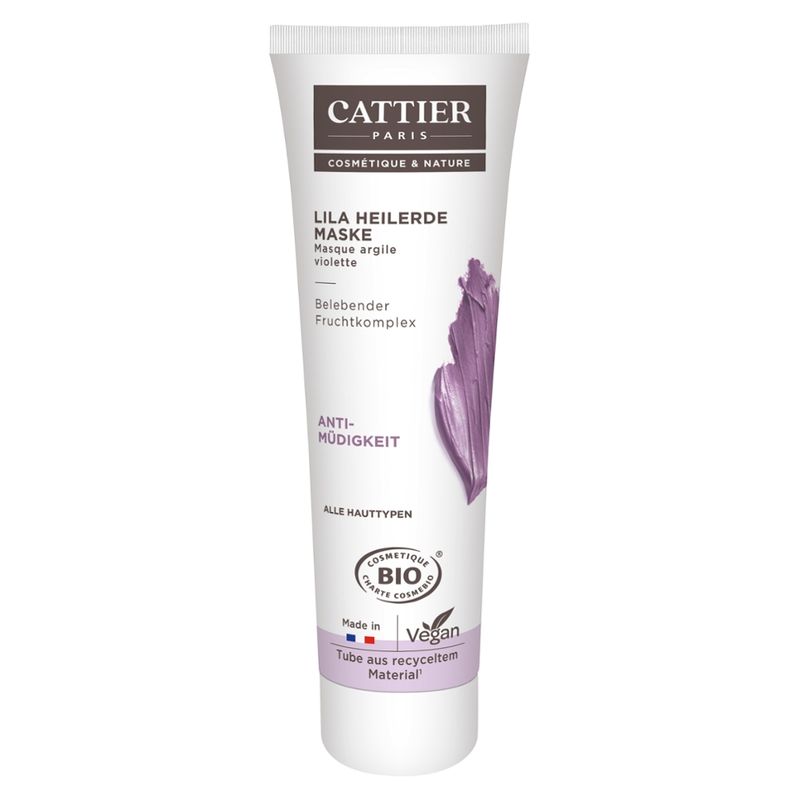 Cattier Paris Cattier Lila Heilerde Maske Anti-Müdigkeit alle Hauttypen Belebender Fruchtkompl - Produktbild