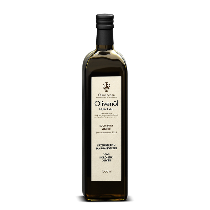 Ölkännchen Ölkännchen Kooperative Adele, 100% Koroneiki, Rethymno, Kreta GR 1000ml - Produktbild