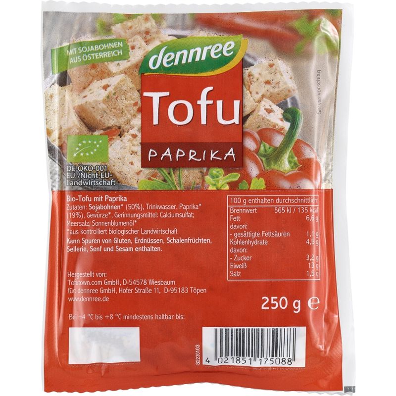 dennree Tofu Paprika - Produktbild