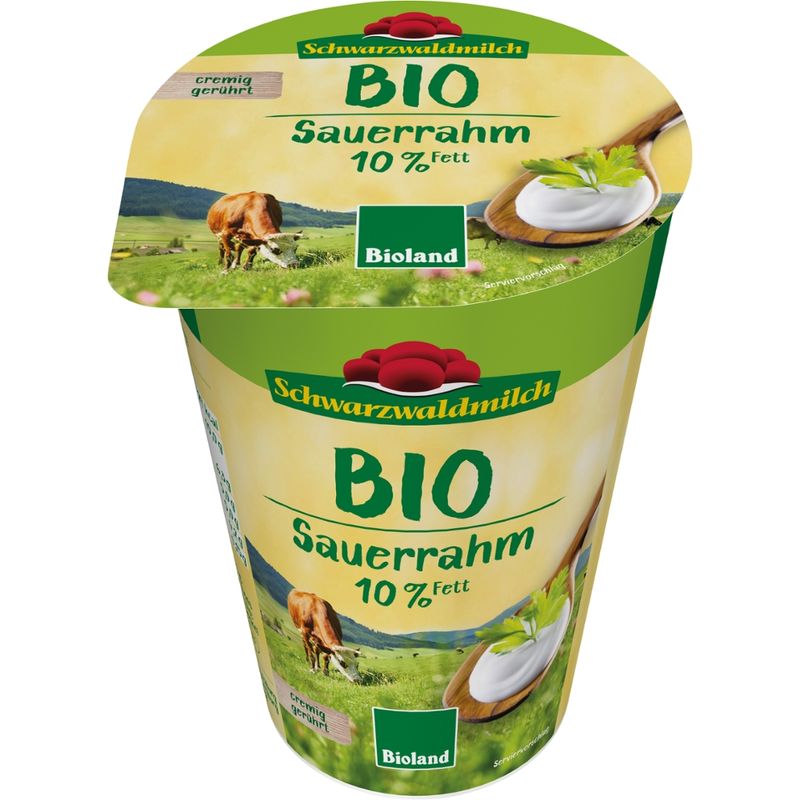 Schwarzwaldmilch BIO SWM BIO Sauerrahm 10% 10x200G BE - Produktbild