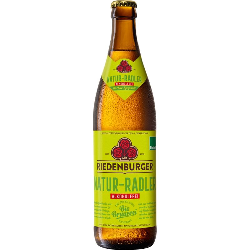 Riedenburger Brauhaus Riedenburger Natur-Radler alkoholfrei - Produktbild