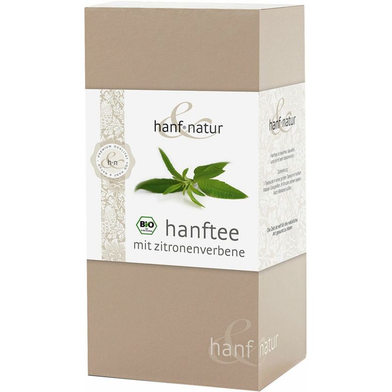 hanf & natur Bio Hanf Beuteltee Zitronenverbene - Produktbild