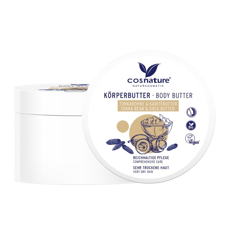 Cosnature  Körperbutter Tonkabohne & Karitébutter 200 ml - Produktbild