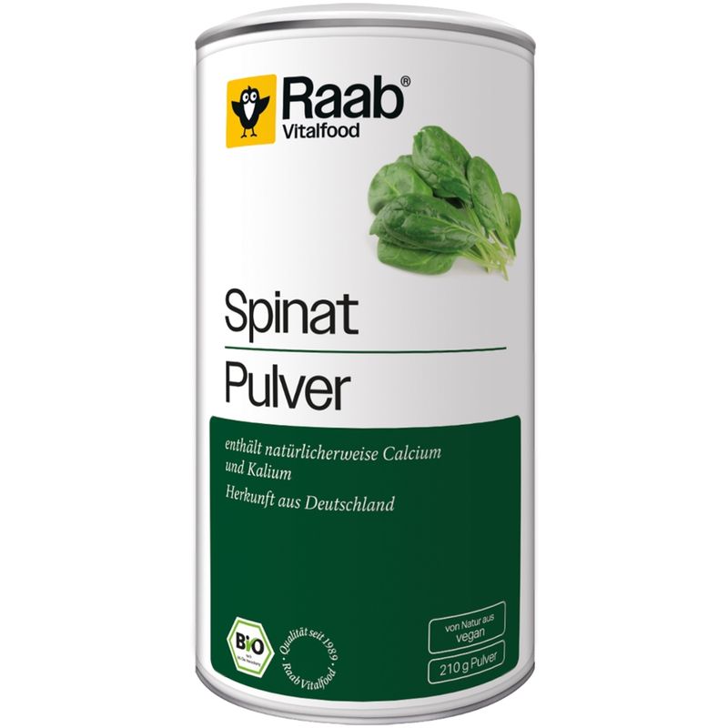 Raab Vitalfood BIO Spinat Pulver - Produktbild