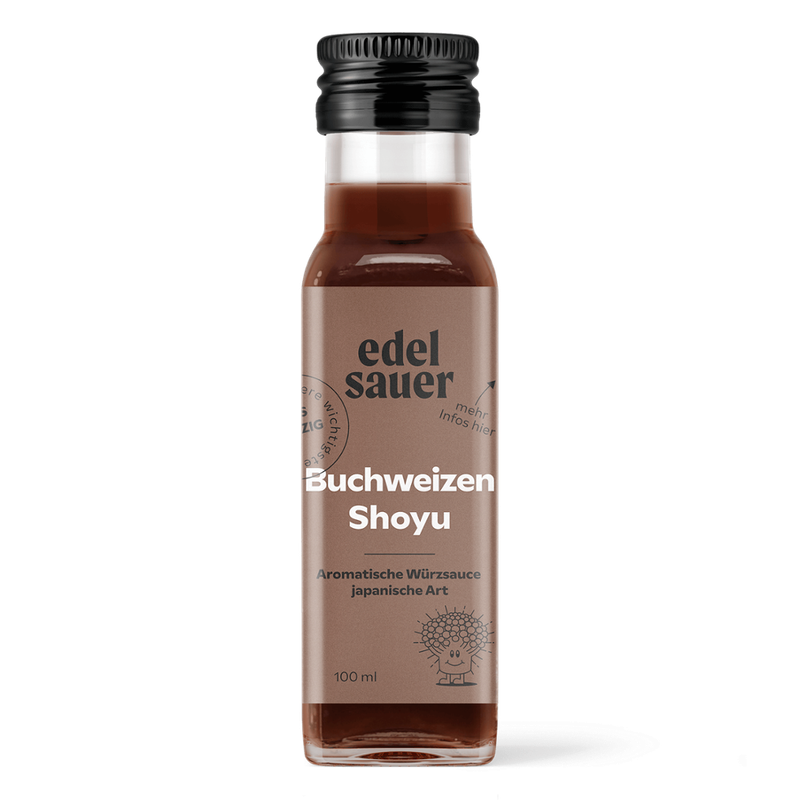 edelsauer Buchweizen-Shoyu - Würzsoße aus fermentiertem Buchweizen - Produktbild