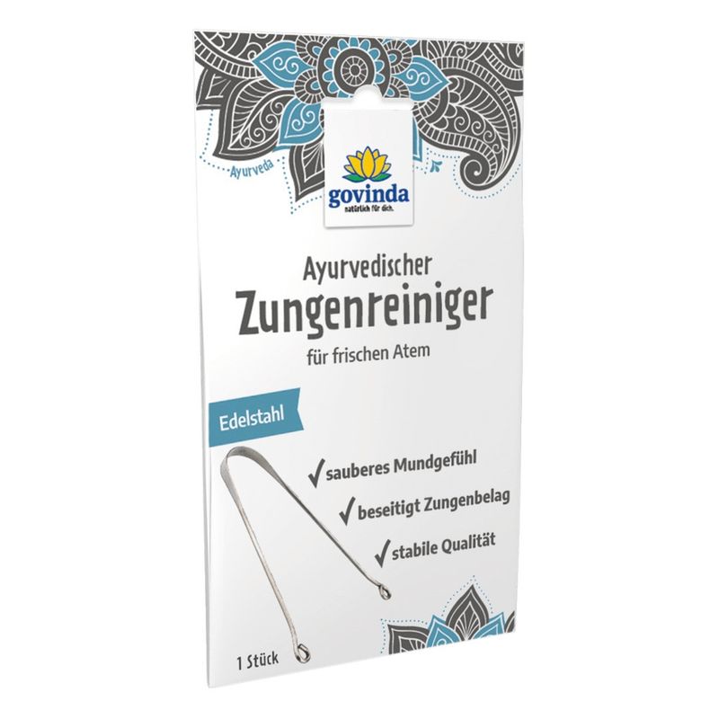 Govinda Zungenreiniger/Edelstahl - Produktbild