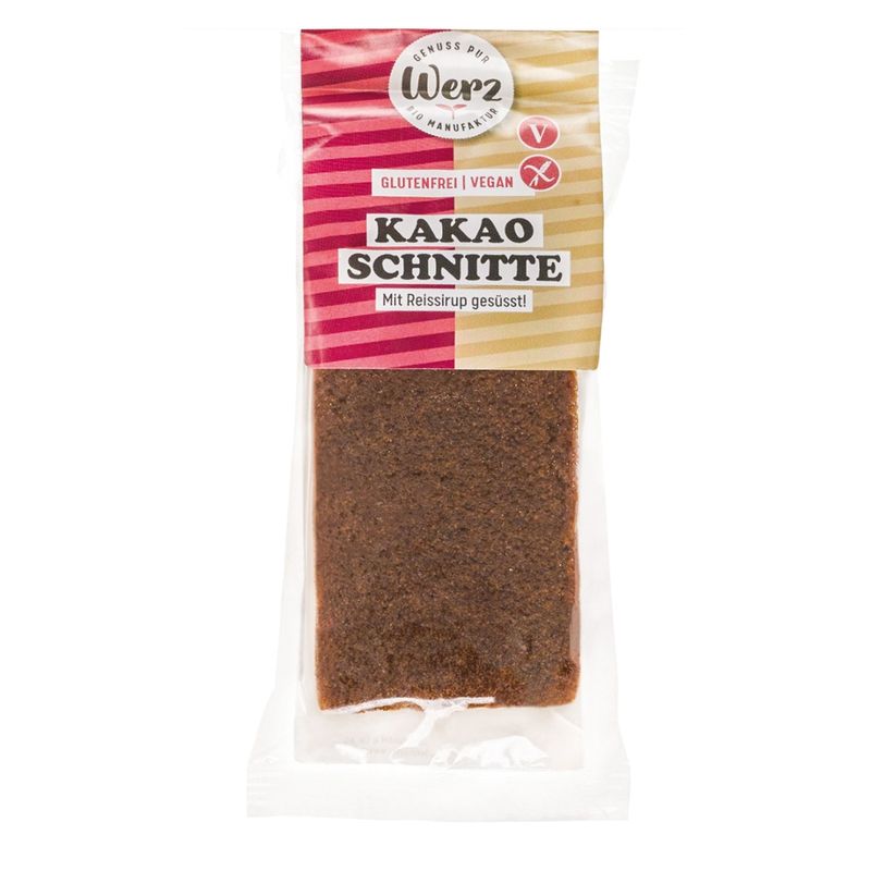 Naturkornmühle Werz Kakao Schnitte, glutenfrei - Produktbild