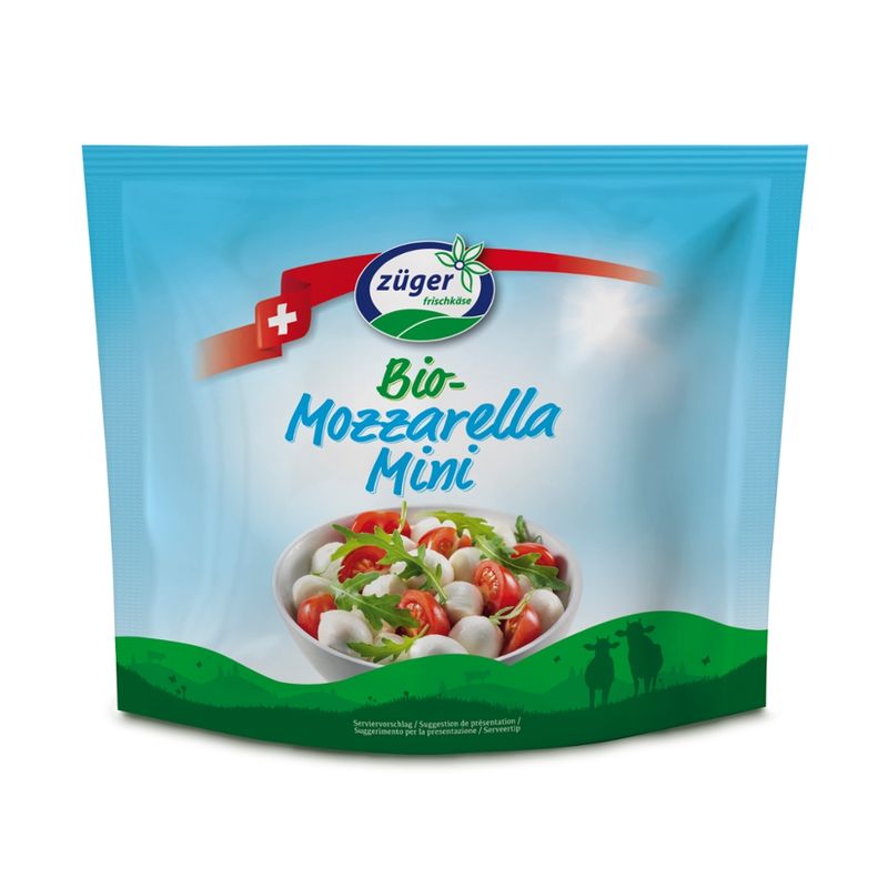Züger Frischkäse AG Züger Bio Mozzarella Mini 500g - Produktbild