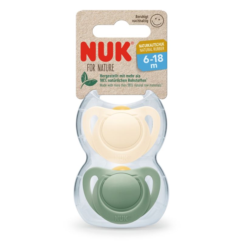 NUK BS NUK for Nature Latex Gr.2 2/Box - Produktbild