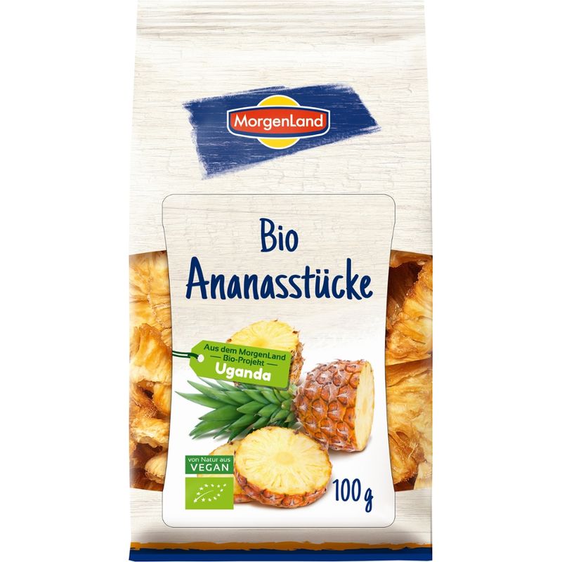 MorgenLand Bio Ananasstücke - Produktbild