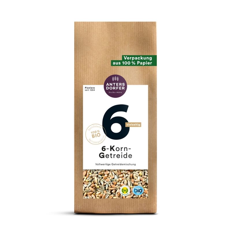 Antersdorfer - Die Bio-Mühle Bio 6-Korn-Getreide - Produktbild