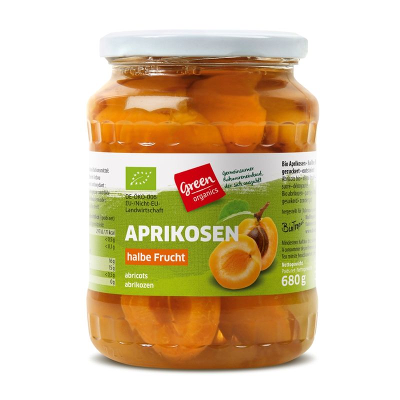 greenorganics Aprikosen halbe Frucht - Produktbild
