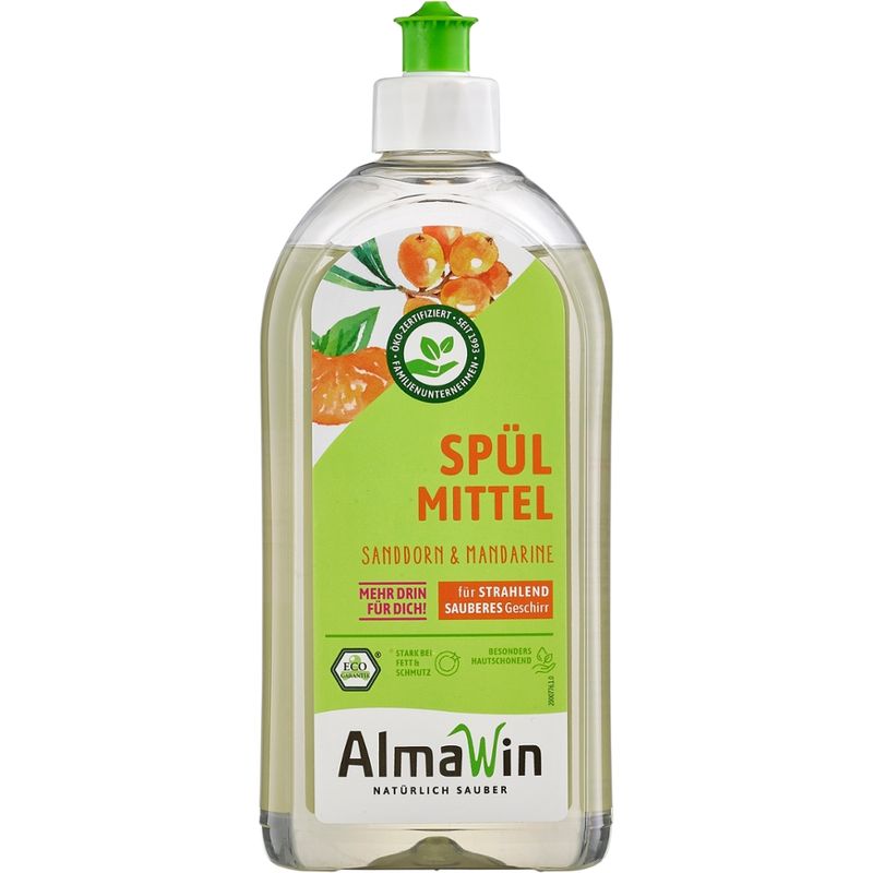 AlmaWin Spülmittel Sanddorn & Mandarine - Produktbild