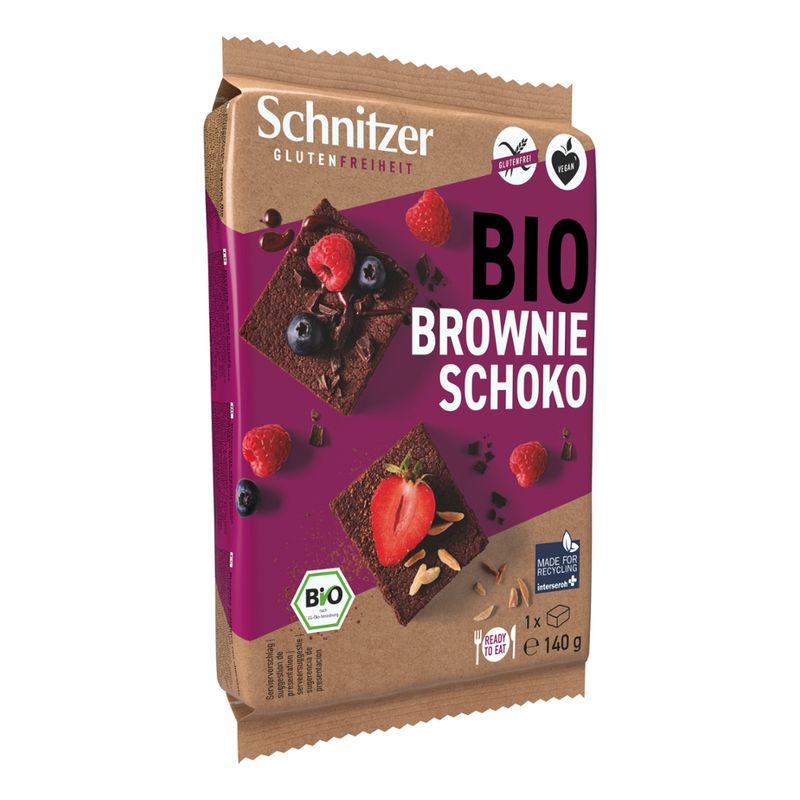 Schnitzer GLUTENFREIHEIT Bio Brownie Schoko - Produktbild