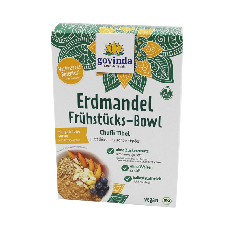 Govinda Erdmandel Frühstücksbowl Chufli Tibet - Produktbild