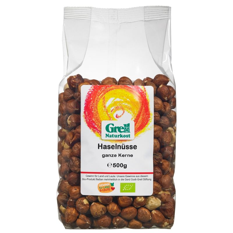 Grell Naturkost Haselnüsse ganze Kerne - Produktbild