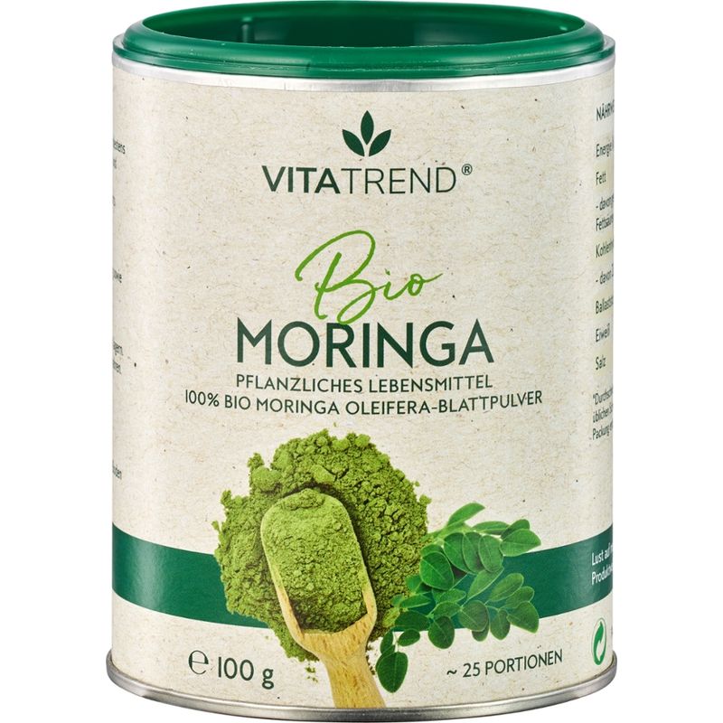 vitatrend BIO  Moringa Oleifera-Blattpulver - Produktbild