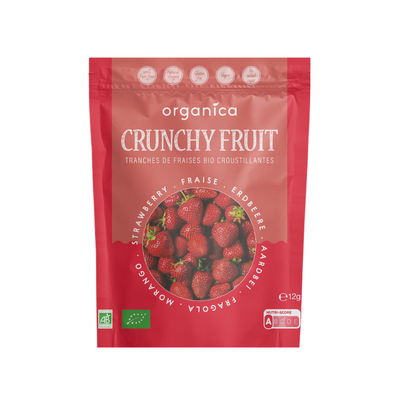 Organica Gefriergetrocknete Bio-Erdbeeren - Produktbild