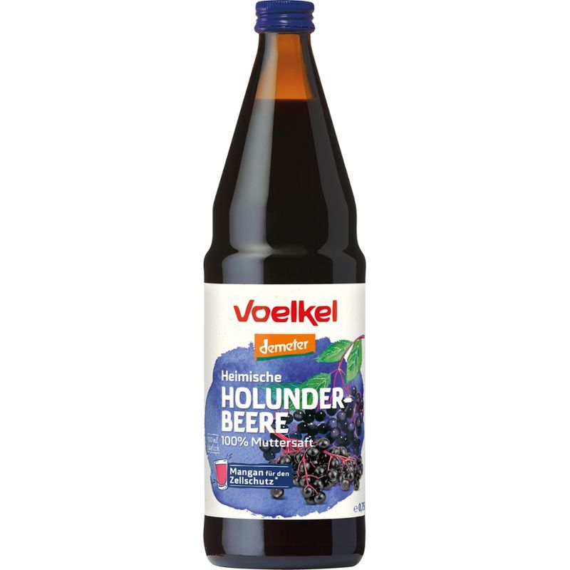 Voelkel Heimische Holunderbeere 100% Muttersaft - Produktbild