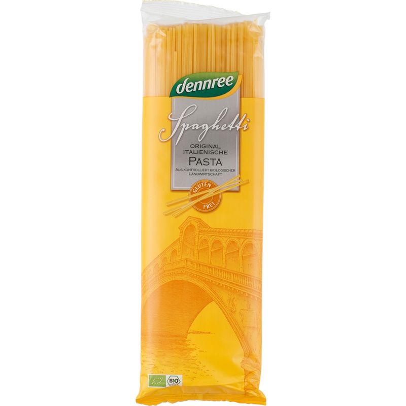 dennree Glutenfreie Spaghetti aus Mais- und Reismehl - Produktbild