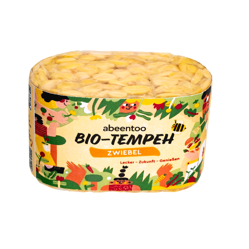 abeentoo Tempeh Spezialitäten abeentoo Bio Tempeh - Zwiebel - mit leichter Zwiebelnote - Produktbild
