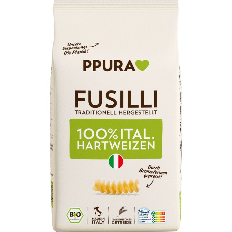 PPURA BIO Fusilli aus ital. Hartweizen - Produktbild