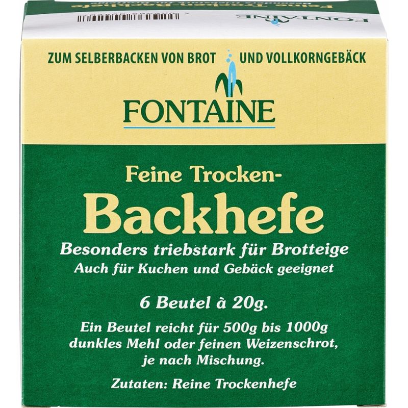 Fontaine Trockenbackhefe - Produktbild